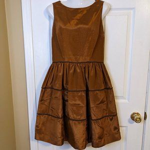 Lotus Grace Sleeveless Metallic Bronze Braided Tr… - image 1